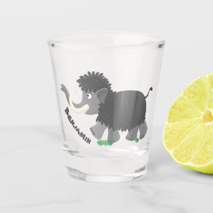 Copo De Shot Imagem de desenho animado de mamute boazona