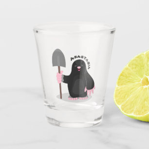 Copo De Shot Imagem de desenhos animados alegres e bonitos