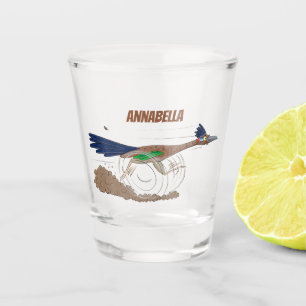 Copo De Shot Imagem engraçada de desenho animado de pássaros
