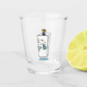 Copo De Shot Imagem engraçada do desenho do frigorífico
