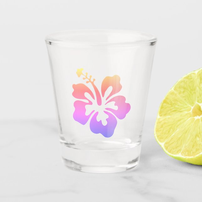 Copo De Shot Impressão havaiano (Frente)