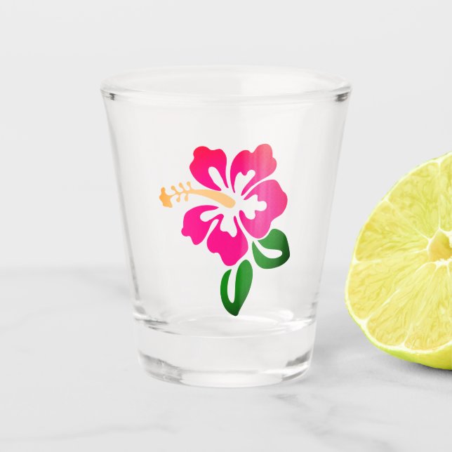 Copo De Shot Impressão havaiano (Frente)