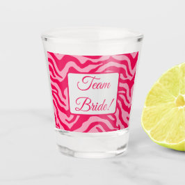 Copo De Shot Impressão zebra rosa