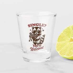 Copo De Shot Individual? Você é bem-vinda, Namorados Raccoon