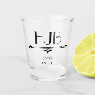Copo De Shot Iniciais do Usher