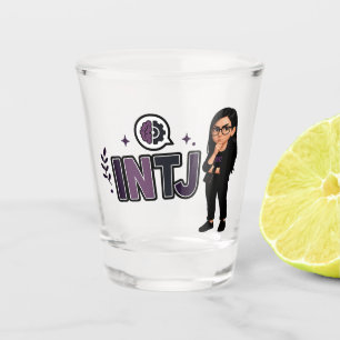 Copo De Shot INTJ — A Visionária Estratégica