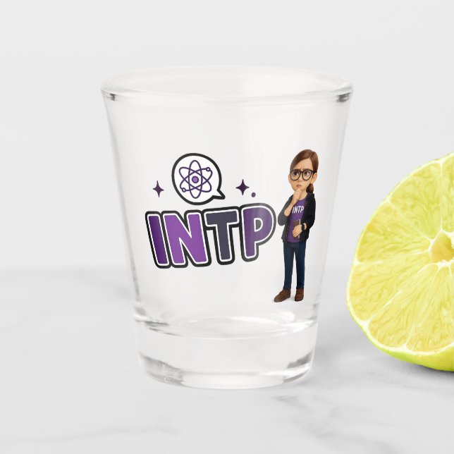 Copo De Shot INTP — A Mente Investigadora (Frente)