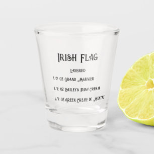 Copo De Shot Irish Flag Novelty Shot Glass