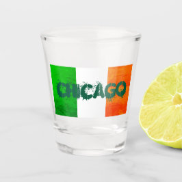 Copo De Shot Irlandês Americano Chicago - Dia de São Patrício