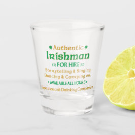 Copo De Shot Irlandês Autêntico para Aluguer Divertido
