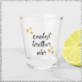 Copo De Shot Irmão mais Dourado e negro do mundo