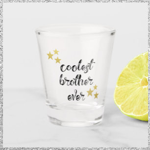 Copo De Shot Irmão mais Dourado e negro do mundo
