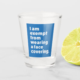 Copo De Shot Isento de Vestir uma cobertura de rosto