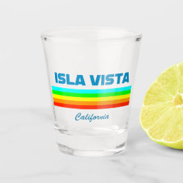 Copo De Shot Isla Vista California Shot Glass.