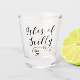 Copo De Shot Isles of Scilly Flag Heart