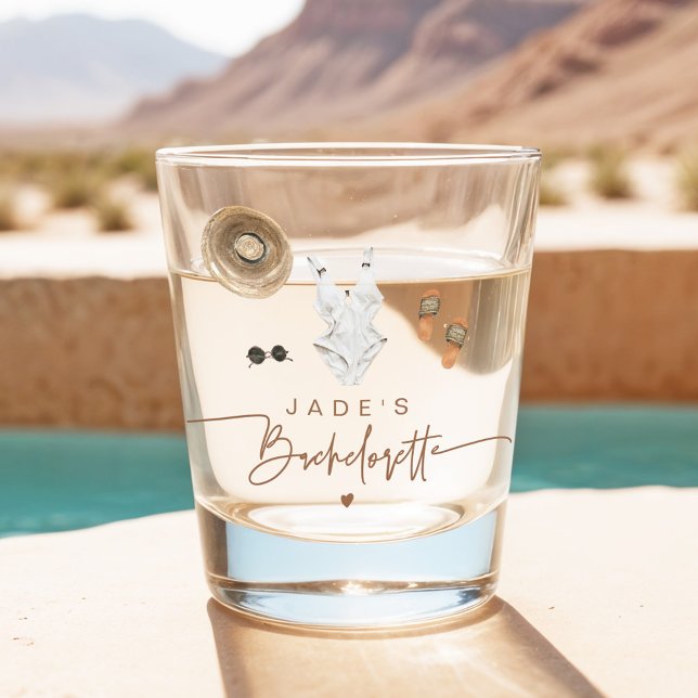 Copo De Shot JADE Boho Desert Cactus Scottsdale Antes do Véu (Criador carregado)