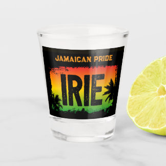 Copo De Shot Jamaican IRIE Rasta Flag Colored Tropical