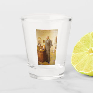 Copo De Shot James Carter White House Retrato Presidencial