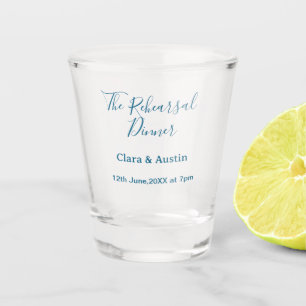 Copo De Shot jantar de ensaio na noite anterior simples mínimo 