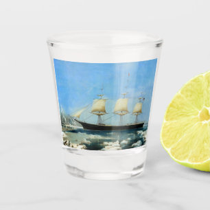 Copo De Shot Jaqueta Vermelha da nave auxiliar 1854