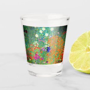 Copo De Shot Jardim Flor Gustav Klimt