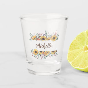 Copo De Shot Jardins Susan de Olhos Negros - Personalizados