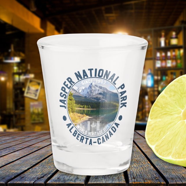 Copo De Shot Jasper Reserve, Alberta Canada since 1907 (Criador carregado)