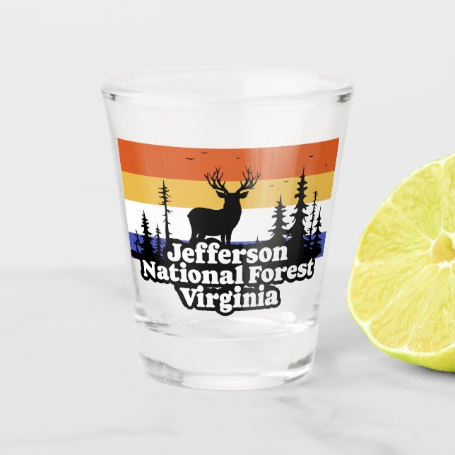 Copo De Shot Jefferson National Forest Virginia (Frente)