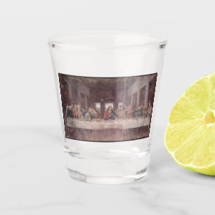 Copo De Shot Jesus no último jantar, Leonardo da Vinci
