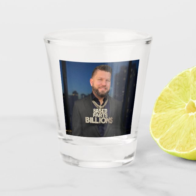 Copo De Shot Jim Jenkins disparou vidro (Frente)