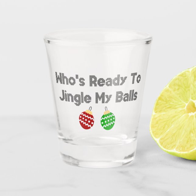 Copo De Shot Jingle Balls (Frente)