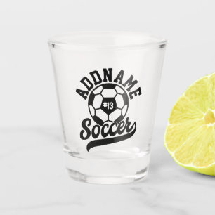 Copo De Shot Jogador de Futebol ADICIONE NOME Time de Futebol P