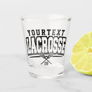 Copo De Shot Jogador de Lacrosse Personalizado ADICIONAR NOME N