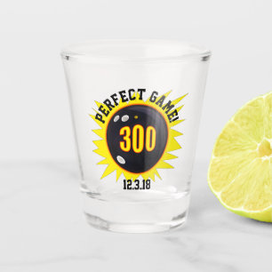 Copo De Shot Jogo perfeito, preto e amarelo