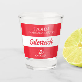 Copo De Shot Jornal Nacional Austríaco Dia da Independência