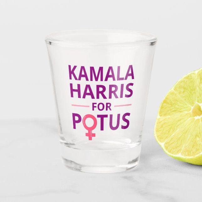 Copo De Shot Kamala Harris para o POTUS I (Frente)