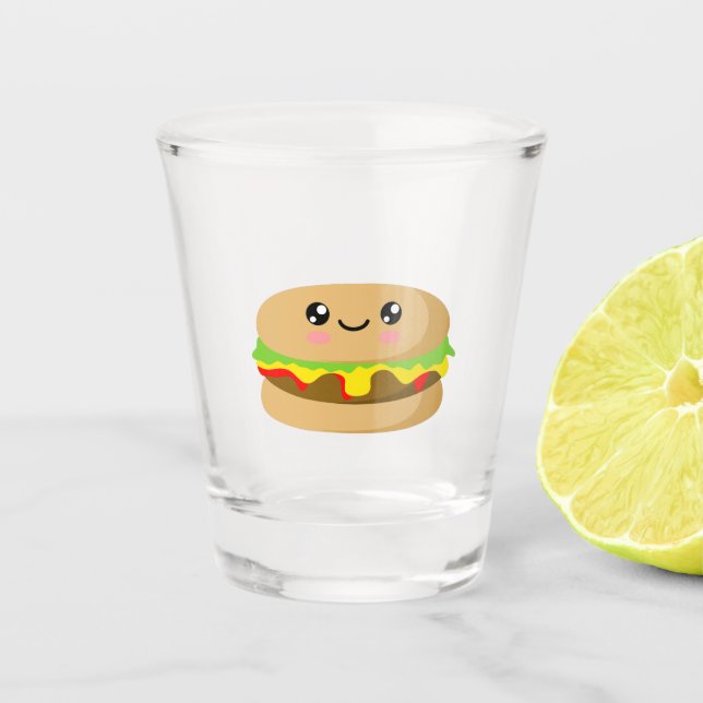 Copo De Shot Kawaii Burger (Frente)