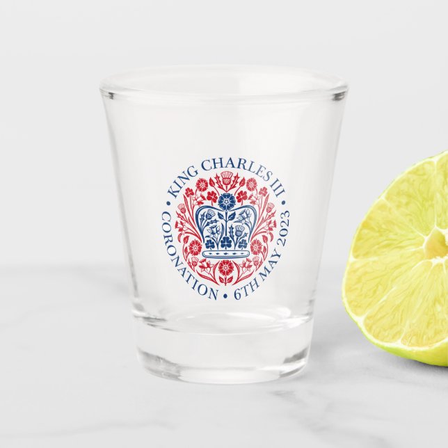 Copo De Shot King Charles III Coronation (Frente)