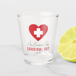 Copo De Shot Kit de Sobrevivência Personalizado para Despedida 