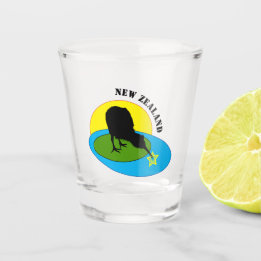 Copo De Shot Kiwi Bird e Nova Zelândia - bebidas