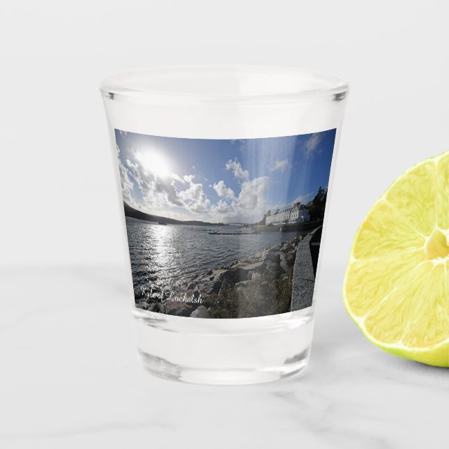 Copo De Shot Kyle of Lochalsh na Escócia em busca de Skye (Frente)