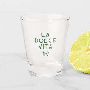 Copo De Shot La Dolce Vita Custom Date Viagem Souvenir