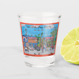 Copo De Shot La Fonda, La Mision, Baja Shot Glass