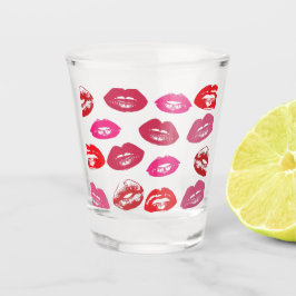 Copo De Shot Lábios-Kissable (Lábios-Kissing, Lábio Vermelho e