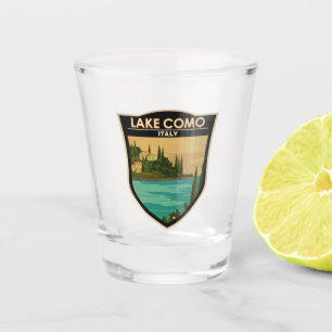 Copo De Shot Lago Como Itália Vintage