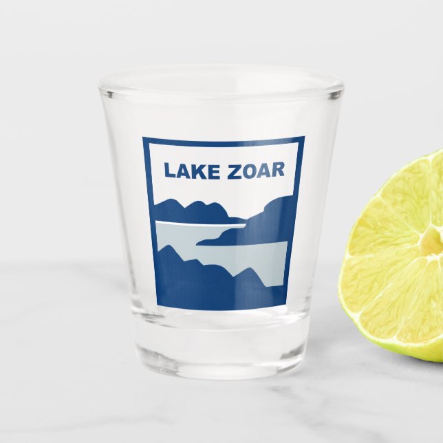 Copo De Shot Lago Zoar Shot Glass (Frente)