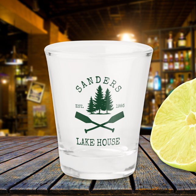 Copo De Shot Lake House Nautical Boat oars (Criador carregado)