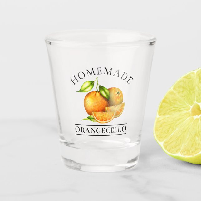 Copo De Shot Laranjas Aquáticas Homemade Orangecello (Frente)