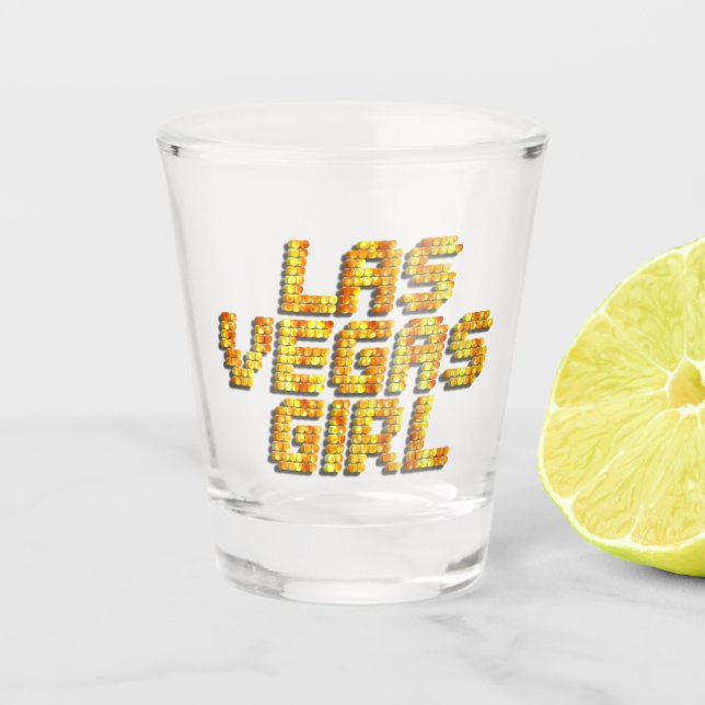 Copo De Shot Las Vegas Girl (Frente)