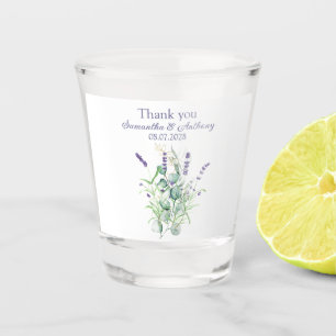 Copo De Shot Lavanda Eucalyptus Watercolor Herbs Casamento